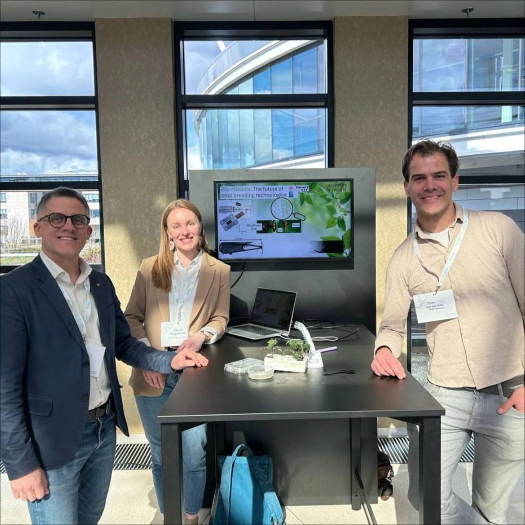 David, Daria and Tom at the Biotech Booster annual event 2025