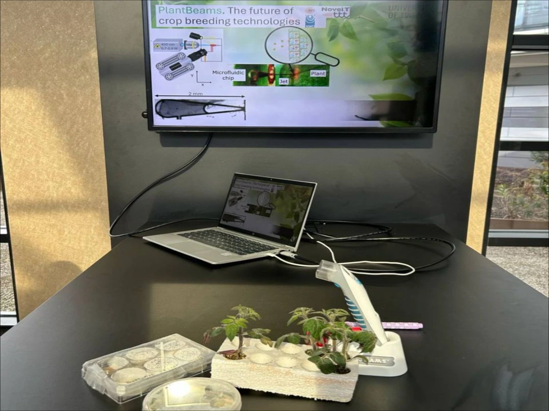 PlantBeams team stand at Biotech Booster Annual Event 2025